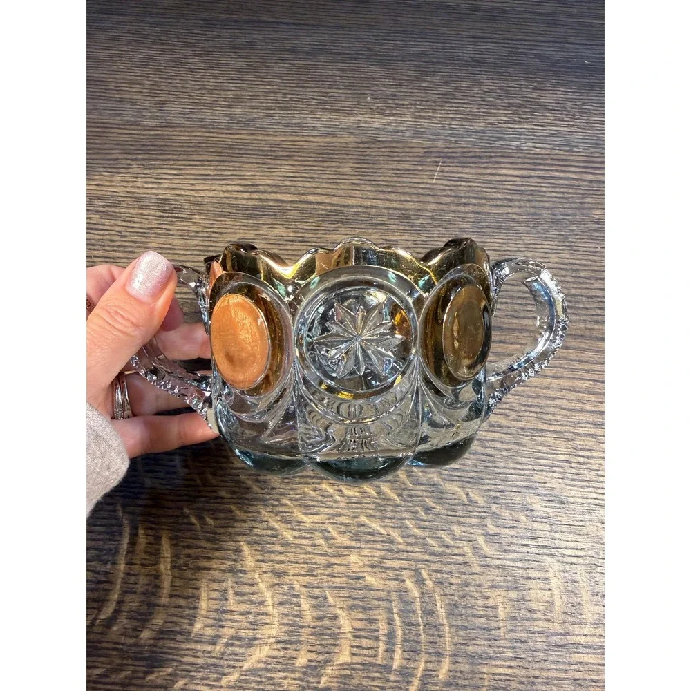 Antique EAPG Sugar Bowl: 